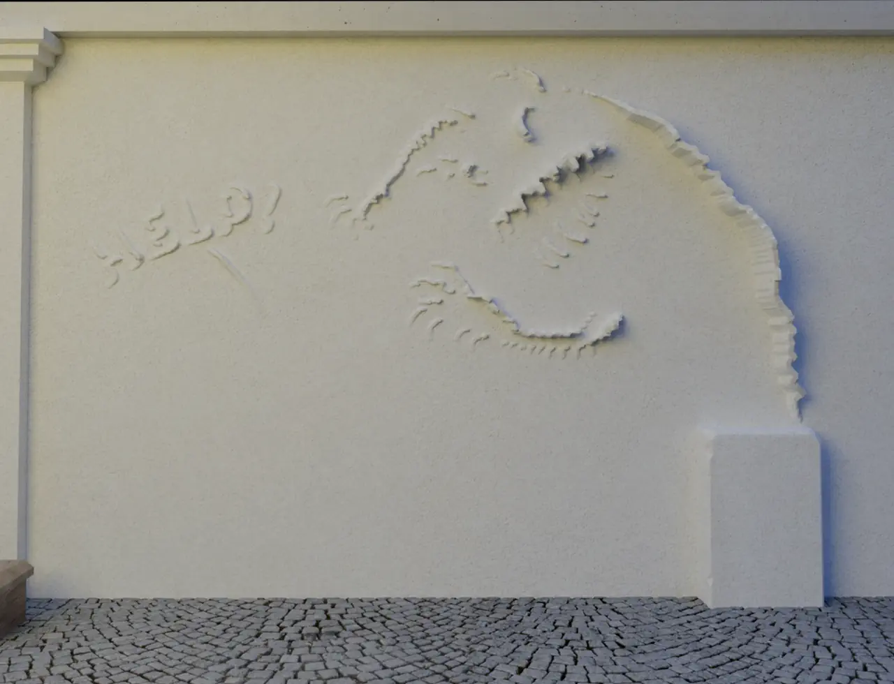 P03 Daylight Column - Lit